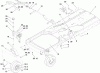 Toro 74433 (ZD420) - TimeCutter ZD420 Riding Mower, 2008 (280000001-280999999) Listas de piezas de repuesto y dibujos FRAME ASSEMBLY