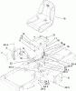 Toro 74433 (ZD420) - TimeCutter ZD420 Riding Mower, 2008 (280000001-280999999) Listas de piezas de repuesto y dibujos SEAT ASSEMBLY