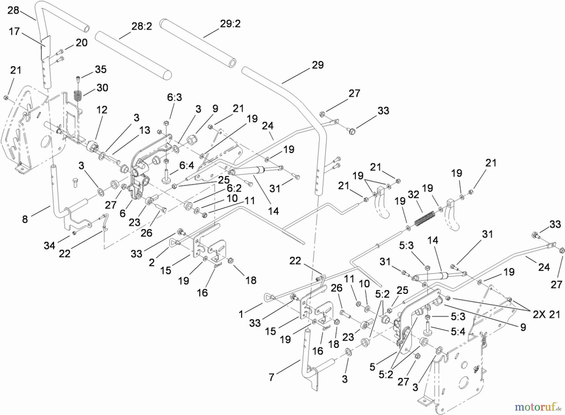  Toro Neu Mowers, Zero-Turn 74433 (ZD420) - Toro TimeCutter ZD420 Riding Mower, 2009 (290000001-290999999) CONTROL ASSEMBLY