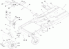 Toro 74434 (ZD530) - TimeCutter ZD530 Riding Mower, 2007 (270000001-270999999) Listas de piezas de repuesto y dibujos FRAME ASSEMBLY