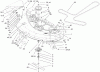Toro 74501 (Z16-44) - Z16-44 TimeCutter Z Riding Mower, 2001 (210000001-210999999) Listas de piezas de repuesto y dibujos 44 INCH DECK ASSEMBLY
