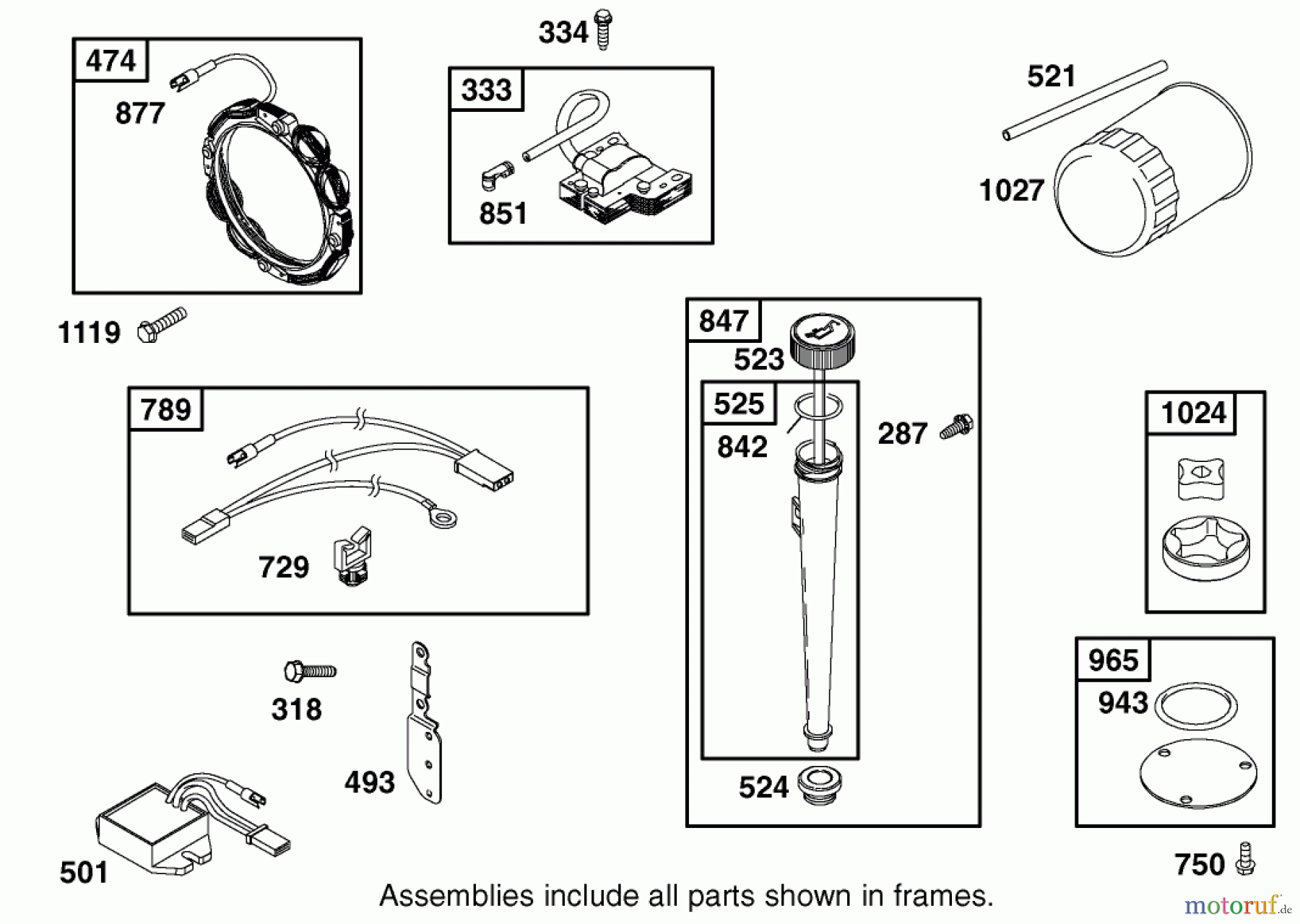 Toro Neu Mowers, Zero-Turn 74501 (Z16-44) - Toro Z16-44 TimeCutter Z Riding Mower, 2001 (210000001-210999999) OIL FILTER, TUBE, AND PUMP ASSEMBLY BRIGGS AND STRATTON 311777-0117-E1
