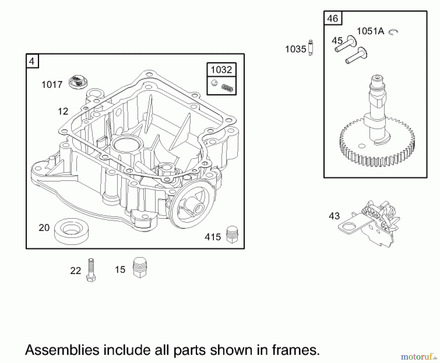 Toro Neu Mowers, Zero-Turn 74502 (17-44ZX) - Toro 17-44ZX TimeCutter ZX Riding Mower, 2003 (230000001-230999999) CRANKCASE ASSEMBLY ENGINE BRIGGS AND STRATTON MODEL 31F777-0161-E1