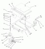 Toro 74502 (17-44ZX) - 17-44ZX TimeCutter ZX Riding Mower, 2003 (230000001-230999999) Listas de piezas de repuesto y dibujos FRONT FRAME ASSEMBLY