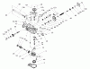 Toro 74502 (17-44ZX) - 17-44ZX TimeCutter ZX Riding Mower, 2003 (230000001-230999999) Pièces détachées LH HYDRO TRANSAXLE ASSEMBLY NO. 107-1709