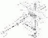 Toro 74502 (17-44ZX) - 17-44ZX TimeCutter ZX Riding Mower, 2003 (230000001-230999999) Listas de piezas de repuesto y dibujos RH HYDRO TRANSAXLE ASSEMBLY NO. 107-1708