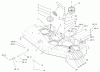 Toro 74502 (Z16-44) - Z16-44 TimeCutter Z Riding Mower, 2002 (220000001-220999999) Listas de piezas de repuesto y dibujos 44IN DECK BELT DRIVE AND LIFT ASSEMBLY