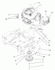 Toro 74502 (Z16-44) - Z16-44 TimeCutter Z Riding Mower, 2002 (220000001-220999999) Listas de piezas de repuesto y dibujos ENGINE AND CLUTCH ASSEMBLY