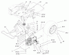 Toro 74502 (Z16-44) - Z16-44 TimeCutter Z Riding Mower, 2002 (220000001-220999999) Listas de piezas de repuesto y dibujos HYDRO AND BELT DRIVE ASSEMBLY