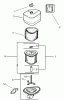 Toro 74601 (17K-44ZX) - 17K-44ZX TimeCutter ZX Riding Mower, 2003 (230000001-230999999) Ersatzteile AIR INTAKE/FILTRATION ASSEMBLY KOHLER CV 490S-27503
