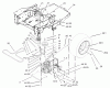 Toro 74601 (17K-44ZX) - 17K-44ZX TimeCutter ZX Riding Mower, 2003 (230000001-230999999) Listas de piezas de repuesto y dibujos HYDRO AND BELT DRIVE ASSEMBLY
