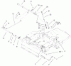 Toro 74601 (Z17-44) - Z17-44 TimeCutter Z Riding Mower, 2001 (210000001-210999999) Listas de piezas de repuesto y dibujos PARKING BRAKE ASSEMBLY