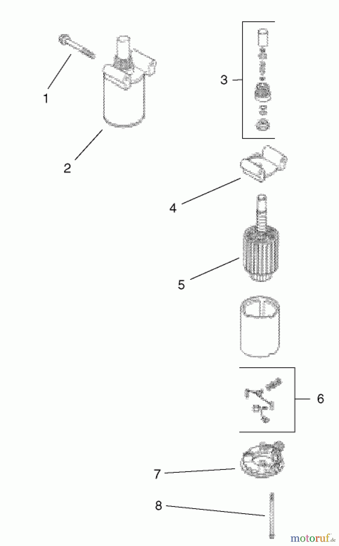  Toro Neu Mowers, Zero-Turn 74601 (Z17-44) - Toro Z17-44 TimeCutter Z Riding Mower, 2001 (210000001-210999999) STARTING SYSTEM ASSEMBLY KOHLER CV 490-27503