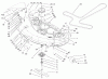 Toro 74601 (Z17-44) - Z17-44 TimeCutter Z Riding Mower, 2002 (220000001-220000912) Ersatzteile 44IN DECK ASSEMBLY