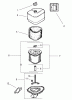 Toro 74601 (Z17-44) - Z17-44 TimeCutter Z Riding Mower, 2002 (220000001-220000912) Ersatzteile AIR INTAKE / FILTRATION ASSEMBLY KOHLER CV 490-27503