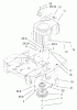 Toro 74601 (Z17-44) - Z17-44 TimeCutter Z Riding Mower, 2002 (220000913-220999999) Listas de piezas de repuesto y dibujos ENGINE AND CLUTCH ASSEMBLY