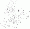 Toro 74602 (18-44ZX) - 18-44ZX TimeCutter ZX Riding Mower, 2004 (240000001-240999999) Listas de piezas de repuesto y dibujos MAIN FRAME ASSEMBLY