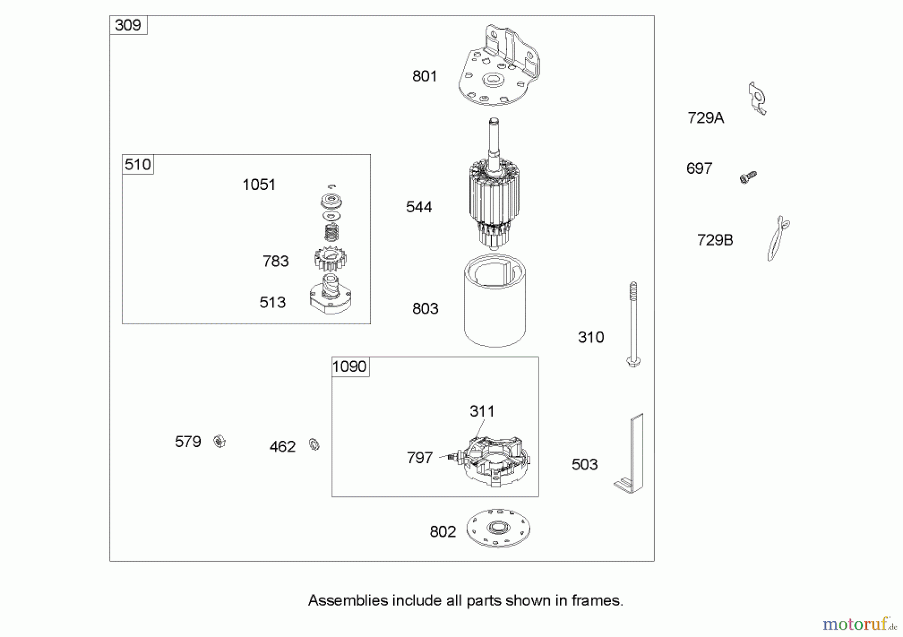  Toro Neu Mowers, Zero-Turn 74602 (18-44ZX) - Toro 18-44ZX TimeCutter ZX Riding Mower, 2004 (240000001-240999999) STARTER ASSEMBLY BRIGGS AND STRATTON 31M777-0167-E1