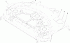 Toro 74603 (ZX440) - TimeCutter ZX440 Riding Mower, 2006 (260000001-260999999) Listas de piezas de repuesto y dibujos 44 INCH DECK ASSEMBLY NO. 105-1948