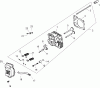 Toro 74603 (ZX440) - TimeCutter ZX440 Riding Mower, 2006 (260000001-260999999) Listas de piezas de repuesto y dibujos HEAD, VALVE AND BREATHER ASSEMBLY KOHLER CV492S-27525