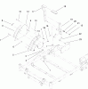 Toro 74603 (ZX440) - TimeCutter ZX440 Riding Mower, 2006 (260000001-260999999) Listas de piezas de repuesto y dibujos HEIGHT-OF-CUT HANDLE AND PLATE ASSEMBLY