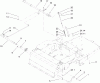 Toro 74603 (ZX440) - TimeCutter ZX440 Riding Mower, 2006 (260000001-260999999) Listas de piezas de repuesto y dibujos PARKING BRAKE ASSEMBLY