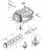 Toro 74603 (ZX440) - TimeCutter ZX440 Riding Mower, 2007 (270000001-270999999) Listas de piezas de repuesto y dibujos CRANKCASE ASSEMBLY KOHLER CV492S-27525