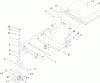 Toro 74603 (ZX440) - TimeCutter ZX440 Riding Mower, 2007 (270000001-270999999) Listas de piezas de repuesto y dibujos FRONT FRAME ASSEMBLY