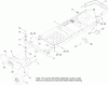 Toro 74622 (4200) - TimeCutter SS 4200 Riding Mower, 2011 (311000001-311999999) Listas de piezas de repuesto y dibujos FRAME, FRONT AXLE AND CASTER WHEEL ASSEMBLY