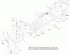Toro 74624 (4235) - TimeCutter SS 4235 Riding Mower, 2011 (311000001-311999999) Listas de piezas de repuesto y dibujos FRAME, FRONT AXLE AND CASTER WHEEL ASSEMBLY