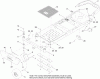 Toro 74626 (4260) - TimeCutter SS 4260 Riding Mower, 2011 (311000001-311999999) Listas de piezas de repuesto y dibujos FRAME, FRONT AXLE AND CASTER WHEEL ASSEMBLY