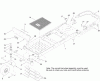 Toro 74626 (4260) - TimeCutter SS 4260 Riding Mower, 2012 (SN 312000001-312999999) Listas de piezas de repuesto y dibujos FRAME, FRONT AXLE AND CASTER WHEEL ASSEMBLY