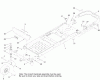 Toro 74628 (4235) - TimeCutter SS 4235 Riding Mower, 2012 (SN 312000001-312999999) Listas de piezas de repuesto y dibujos FRAME, FRONT AXLE AND CASTER WHEEL ASSEMBLY