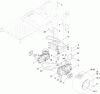 Toro 74630 (5000) - TimeCutter SS 5000 Riding Mower, 2011 (311000001-311999999) Listas de piezas de repuesto y dibujos HYDRO TRANSAXLE DRIVE AND REAR WHEEL ASSEMBLY