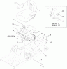 Toro 74632 (5060) - TimeCutter SS 5060 Riding Mower, 2011 (311000001-311999999) Listas de piezas de repuesto y dibujos SEAT ASSEMBLY