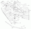 Toro 74701 (17-52ZX) - 17-52ZX TimeCutter ZX Riding Mower, 2003 (230000001-230999999) Listas de piezas de repuesto y dibujos 52IN DECK ASSEMBLY