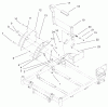 Toro 74701 (Z17-52) - Z17-52 TimeCutter Z Riding Mower, 2001 (210000001-210999999) Listas de piezas de repuesto y dibujos HEIGHT-OF-CUT HANDLE AND PLATE ASSEMBLY