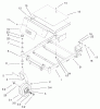 Toro 74701 (Z17-52) - Z17-52 TimeCutter Z Riding Mower, 2002 (220000001-220999999) Listas de piezas de repuesto y dibujos FRONT FRAME ASSEMBLY