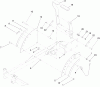 Toro 74704 (ZX480) - TimeCutter ZX480 Riding Mower, 2005 (250000001-250999999) Listas de piezas de repuesto y dibujos DECK HEIGHT CONTROL ASSEMBLY