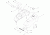Toro 74704 (ZX480) - TimeCutter ZX480 Riding Mower, 2005 (250000001-250999999) Listas de piezas de repuesto y dibujos FUEL TANK ASSEMBLY