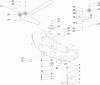Toro 74704 (ZX480) - TimeCutter ZX480 Riding Mower, 2005 (250000001-250999999) Listas de piezas de repuesto y dibujos SPINDLE AND BELT DRIVE ASSEMBLY