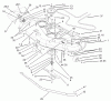 Toro 74801 (18-52ZX) - 18-52ZX TimeCutter ZX Riding Mower, 2003 (230000001-230999999) Listas de piezas de repuesto y dibujos 52IN DECK ASSEMBLY