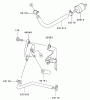 Toro 74801 (18-52ZX) - 18-52ZX TimeCutter ZX Riding Mower, 2003 (230000001-230999999) Listas de piezas de repuesto y dibujos FUEL TANK / FUEL VALVE ASSEMBLY KAWASAKI FH531V-CS07