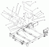 Toro 74801 (18-52ZX) - 18-52ZX TimeCutter ZX Riding Mower, 2003 (230000001-230999999) Listas de piezas de repuesto y dibujos HEIGHT-OF-CUT HANDLE AND PLATE ASSEMBLY