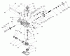 Toro 74801 (18-52ZX) - 18-52ZX TimeCutter ZX Riding Mower, 2003 (230000001-230999999) Listas de piezas de repuesto y dibujos LH HYDRO TRANSAXLE ASSEMBLY NO. 107-1709