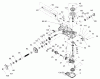 Toro 74801 (18-52ZX) - 18-52ZX TimeCutter ZX Riding Mower, 2003 (230000001-230999999) Listas de piezas de repuesto y dibujos RH HYDRO TRANSAXLE ASSEMBLY NO. 107-1708