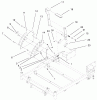 Toro 74801 (Z18-52) - Z18-52 TimeCutter Z Riding Mower, 2002 (220000001-220999999) Listas de piezas de repuesto y dibujos HEIGHT-OF-CUT HANDLE AND PLATE ASSEMBLY