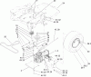 Toro 74802 (19-52ZX) - 19-52ZX TimeCutter ZX Riding Mower, 2004 (240000001-240000158) Listas de piezas de repuesto y dibujos HYDRO AND BELT DRIVE ASSEMBLY