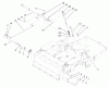 Toro 74802 (19-52ZX) - 19-52ZX TimeCutter ZX Riding Mower, 2004 (240000001-240000158) Listas de piezas de repuesto y dibujos PARKING BRAKE ASSEMBLY