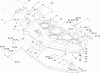 Toro 74806 (ZX525) - TimeCutter ZX525 Riding Mower, 2005 (250000001-250999999) Listas de piezas de repuesto y dibujos 52IN DECK ASSEMBLY